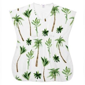 Stella Cove  Palm tree cover up poncho kids size 8